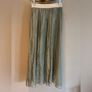 Piazza Roma woman’s S skirt silk made in Italy NWT